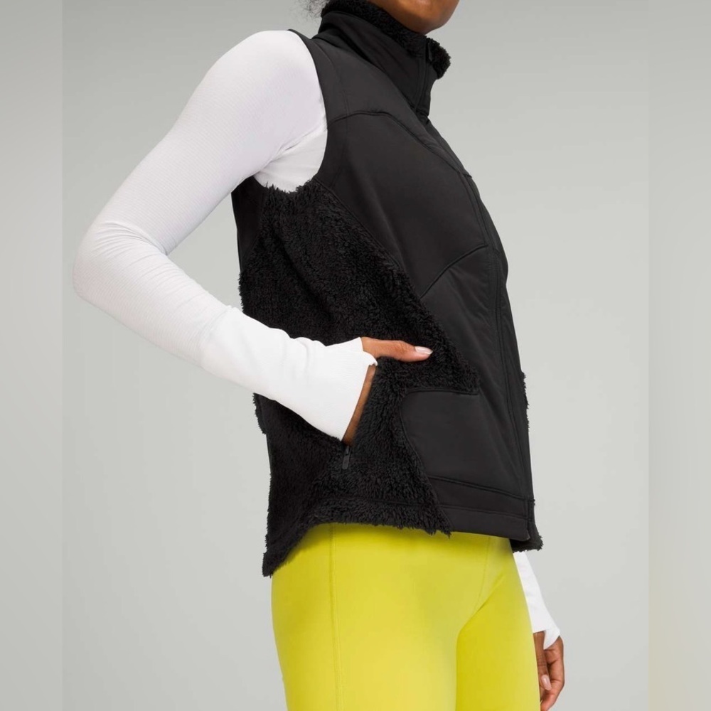 Lululemon Fleece Insulated Vest in Black - Picture 3 of 7